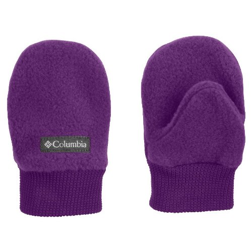 Columbia Sportswear Baby Unisex-Baby Infant Mt. Hood Mitten Set, Iris Glow, One Size