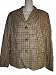 WOMEN'S LIZ CLAIBORNE DRESS JACKET SIZE 16 (BROWN PLAID)