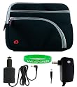 8.9-Inch Netbook Sleeve Case - Bundle with 12V Car and Wall Charger