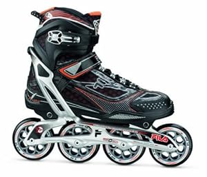 Fila Patines Plume Negro / Naranja EU 48