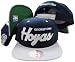 Mitchell & Ness Georgetown Hoyas Navy Blue-Gray Two Tone Script Snapback Adjustable Hat