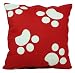 Red Pedi-Paws Pillow Sham