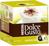 Nescafé Dolce Gusto Cappuccino, 3er Pack (24 Kaffeekapseln + 24 Milchkapseln)
