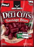 Jack Link's Deli Cuts, Sausage Bites, Pepperoni Flavor, 4-Ounce Packages (Pack of 8)