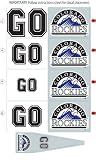 Colorado Rockies Animated 3-D Auto Spin-Flags