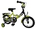 bike*star 30.5cm (12 Zoll) Kinder-Fahrrad - Farbe Schwarz & Grün