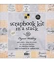 Scrapbook Kit In A Stack 8''X8''-Elegant Wedding