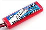 nVision Sport 2S LiPo Akku 7,4V 3700mAh 45C im Hardcase