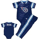 Reebok Tennessee Titans Infant Short Sleeve Creeper/Pant Set
