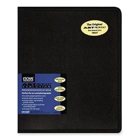 Itoya of America, Ltd Presentation/Display Book,14x17,Clear Top/Black Paper SKU-PAS944490