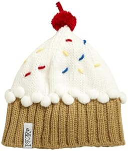 Neff Women's Cupcake Beanie Hat, Vanilla, One Size