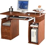 Piranha PC5n Large Computer Desk with 2 Drawers and 4 Shelves