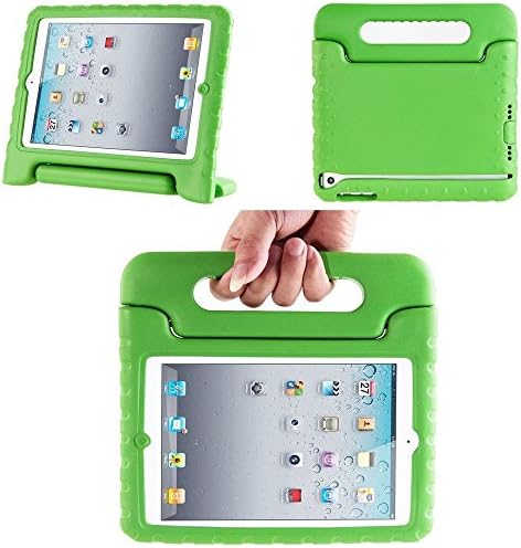 Eastchina® New Fashion Style Super Light Weight Cute Kid Child Shock Proof EVA Foam Handle Stand Super Protection Convertible Protective Cover Case for Apple Ipad Mini 1 | Ipad Mini 2 | Ipad Mini 3 (A-green)
