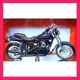 Review Rebel Toys Ltd  / Harley Davidson 2000 FXDX Dyna Super Glide Sport in Purple (1:18 scale) Diecast Model Motorbike