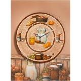 Breakfast Nook Wall Clock by Popular Home Collections