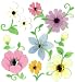 Jolee's Boutique Dimensional Stickers, Spring Flowers