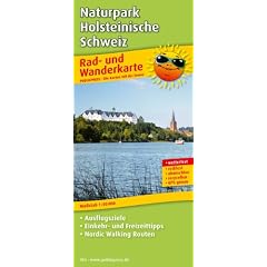 Rad- und Wanderkarte Naturpark Holsteinische Schweiz: Mit Ausflugszielen, Einkehr- & Freizeittipps, wetterfest, reissfest, abwischbar, GPS-genau. 1:50000
