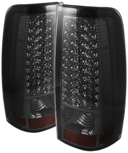 Spyder Auto ALT-ON-CS99-LED-SM Chevy Silverado 1500/2500/3500 and GMC Sierra 1500/2500/3500 Smoke LED Tail Light