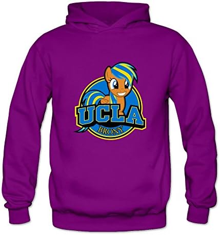 FANNG Women's NCAA UCLA Logo Hoodie Purple XXL