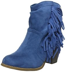 XTI 25822 SP13, Damen Cowboy Stiefel, Blau (azul X19), EU 36