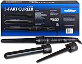 3-Part Professional Curler - Black - FREE shipping