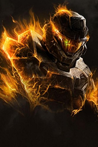 Halo 4 5 Master Chief FPS Nice Silk Fabric Cloth Wall Poster Print (36x24inch)