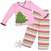Pink Christmas Tree Holiday Pajamas for Toddler Girls