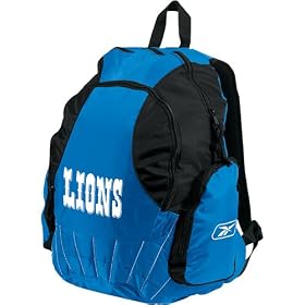 Reebok Detroit Lions Large Size Backpack