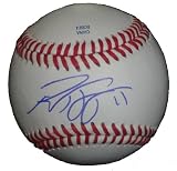 Brad Hawpe Autographed ROLB Baseball, Texas Rangers, Colorado Rockies, Proof Photo of Brad Signing for Us.
