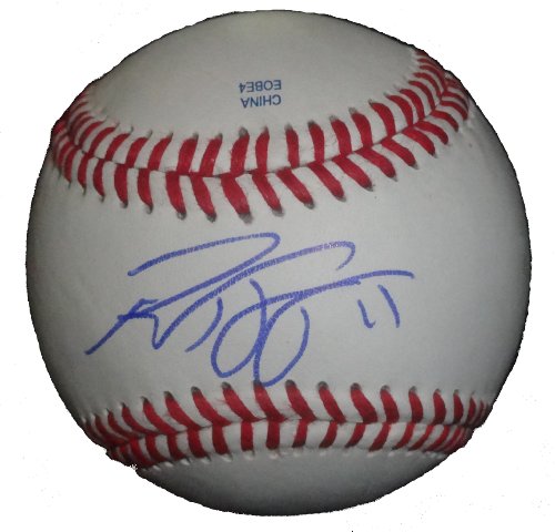 Brad Hawpe Autographed ROLB Baseball, San Diego Padres, Colorado Rockies, Proof Photo of Brad Signing for Us.