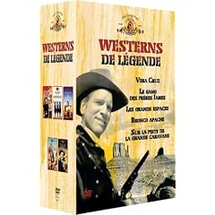 Coffret Westerns de l�gende 5 DVD : Vera Cruz / Le Gang des fr�res James / Les Grands espaces / Bronco Apache / Sur la piste de la grande caravane