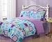 Twin Geo Aqua Square Reversible Comforter Set Twin Geo Aqua Square Reversible Comforter Set