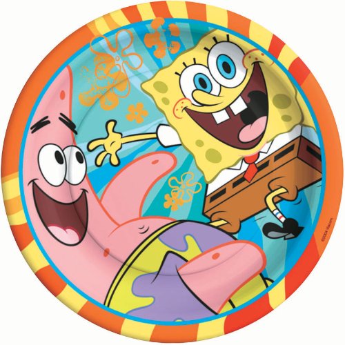 SpongeBob Dessert Plates 8ct