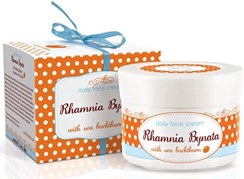 Hydrating Day Face Cream with Sea Buckthorn - RHAMNIA bynata - Normal to Dry Skin - 50 ml - Natural Skincare from Bulgaria