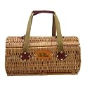 Mississippi Rebels Verona Picnic Basket - Burgandy