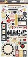 Simple Stories Say Cheese Chipboard Stickers, 6 by 12-Inch