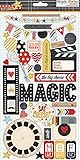 Simple Stories Say Cheese Chipboard Stickers, 6 by 12-Inch