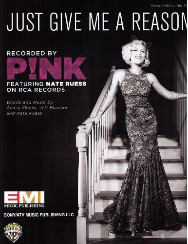 "Just Give Me A Reason" recorded by P!NK (Piano, Vocal, Guitar) Sheet Music