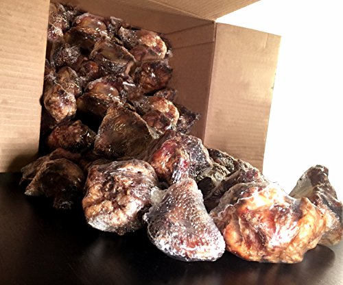 Beef Knee Caps for Dogs | 60 Pack | 100% Natural Bulk Dog Treats From 123 Treats