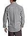 Key Industries Men's Hickory Stripe Long Sleeve Zip Front Logger Shirt