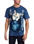 The Mountain Men's Kitty Overalls Shirt, Blue, 3X-Large