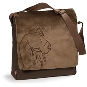 NICI 32688 Cavalli - Tracolla in cotone e peluche, colore: Marrone NICI 32688 Cavalli - Tracolla in cotone e peluche, colore: Marrone