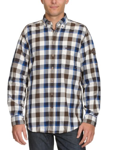 Camel Active Herren Hemden/ Freizeit, kariert 185310, Gr. 48 (S), Braun (28 chocolate) Preisvergleich