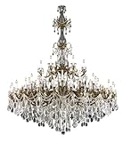 Pecaso Lighting 4900-24-12-6-AG HH Romanza Crystal Chandelier