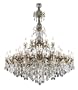 Pecaso Lighting 4900-24-12-6-AG HH Romanza Crystal Chandelier