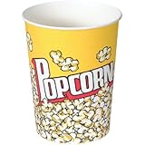 SOLO V32-00061 Treated Paper Popcorn Cup, 32 oz. Capacity, Popcorn Print (Case of 500)