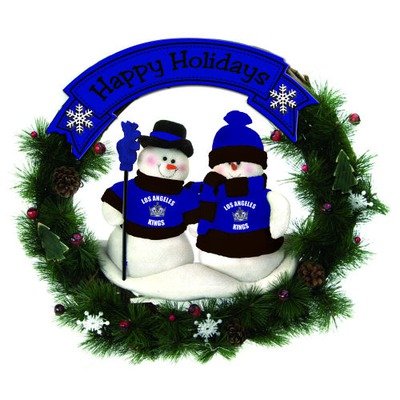 Los Angeles Kings Nhl Snowman Christmas Wreath (20)