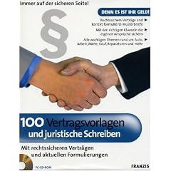 100 Vertragsvorlagen und juristische Schreiben