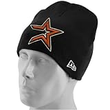 New Era Houston Astros Black Big One Knit Beanie