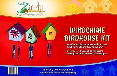 Zirrly Windchime Birdhouse Craft Kit